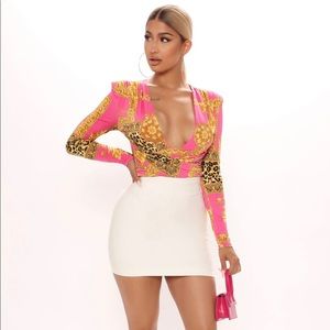 Fashion Nova Bodysuit NWT